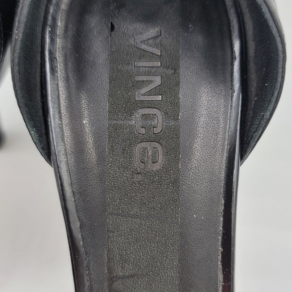 Vince Vero Cuoio- Black Claire Pony Hair & Leather D'Orsay Pumps Pointed Toe - Picture 8 of 10